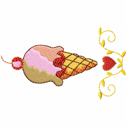 Foods And Sweets Embroidery Design 12